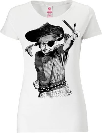 Pippi piraat shirt dames - X-Small