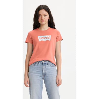Levi's The T-shirt Pink Size: XS | T-Shirts Outlet | Dames | Roze