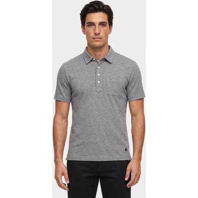 Brooks Brothers Jersey Polo Grey Maat: S | Poloshirts Outlet | Heren | Grijs