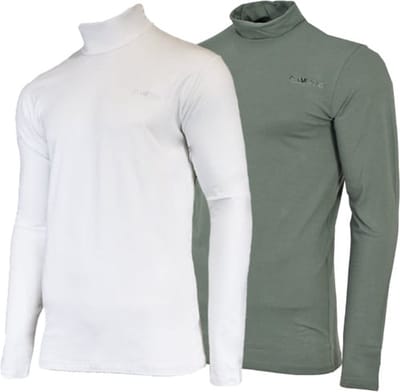 2-Pack Campri - Skipully - Wintersportpully - Heren - White/Jungle green (640) - maat S