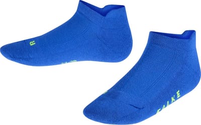 FALKE Cool Kick kort eenkleurig functioneel materiaal sneakersokken enkelsokken kinderen blauw - maat 23-26