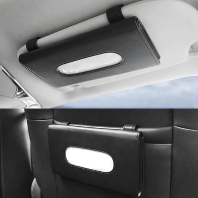 Tissuehouder / tissuebox leer voor zonneklep auto