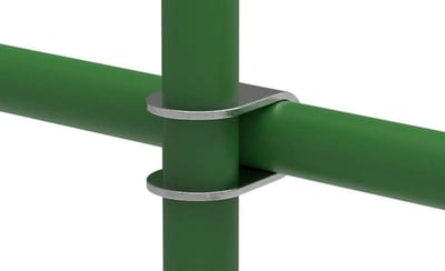 T-kruisverbinding - Pijpverbinder - Constructie Bouwen - Thermisch Verzinkt - Ø 269 mm - Zilverkleurig