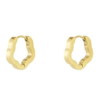 Yehwang Oorbellen Basic Bloemvorm goud S