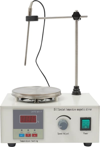 NAVOBIZ Magneetroerder digitaal - Magnetische roerder - Magnetic stirrer - Digitale temperatuurregeling - Instelbare roersnelheid