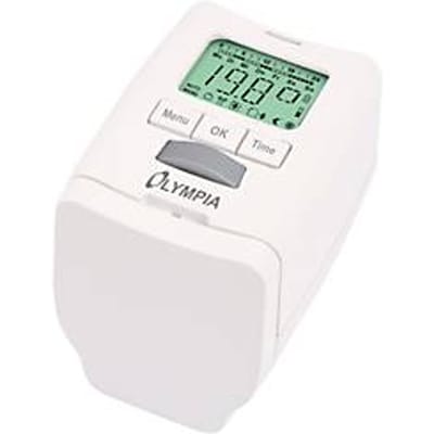 Radiatorregelaar Olympia HAT 430-22, energiebesparend, 4 verwarmings- & besparingstijden instelbaar, M30x1,5 schroefdraadaansluiting, incl. RA-, RAV-, RAVL-adapter