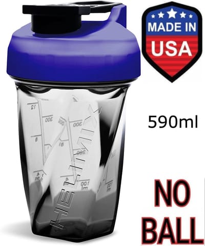 Helimix Vortex Shaker beker - Kleur Paars - 590ml - Geen blending bal of garde nodig - Beste draagbare pre-workout wei-eiwit fitness beker - Mixt Cocktails, Smoothies en Shakes - Bidon is vaatwasserbestendig