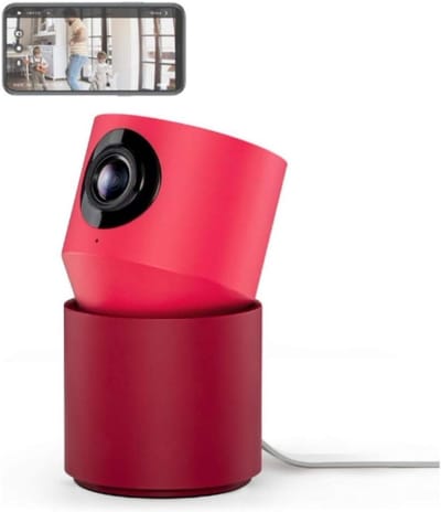 Beveiligingscamera HD - Draadloze Camera - Huis Bewaken - Slimme Detectie - 1080P - Rood