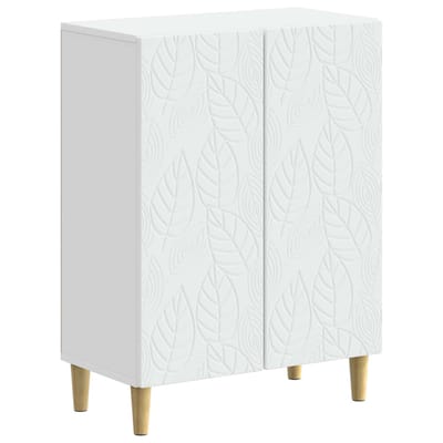 vidaXL - Badkamer - Opbergkast - DELFT - Wit - 59,5 - x - 31 - x - 80 - cm - Bewerkt - hout