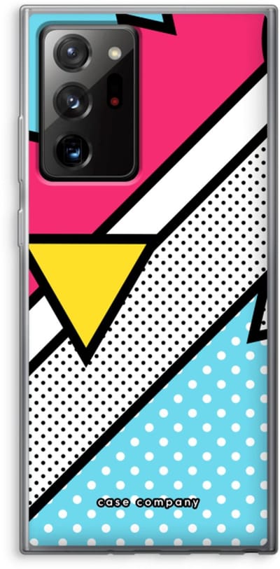 Case Company® - Hoesje geschikt voor Samsung Galaxy Note 20 Ultra / Note 20 Ultra 5G hoesje - Pop Art #3 - Soft Cover Telefoonhoesje - Bescherming aan alle Kanten en Schermrand