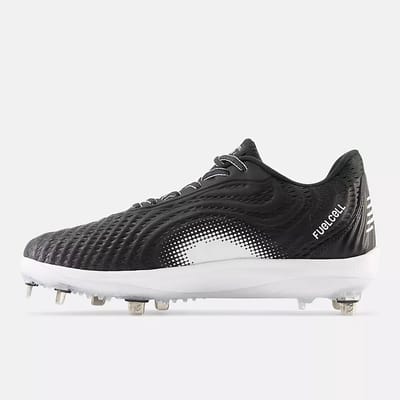 New Balance - MLB - Honkbalschoenen - 4040v7 - Laag Model - Met Metal Spikes - Volwassenen - Zwart/Wit - US 10/EU 44