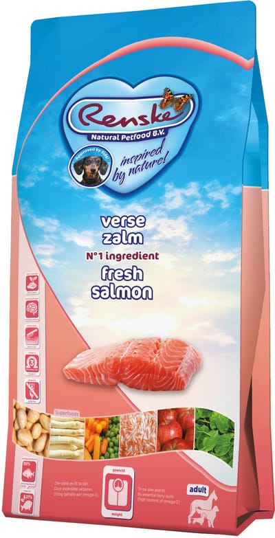 Renske Super Premium Adult Hondenvoer | Graanvrij Zalm