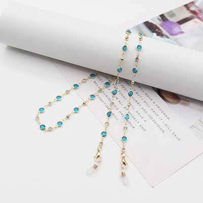 Brillenkoord Dames (2 Stuks) - Luxe Brillenketting voor Zonnebril - Modieuze Eyewear Strap - 70 cm- Stijl 6