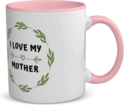 Akyol - i love my mother koffiemok - theemok - roze - Mama - liefste moeder - moeder cadeautjes - moederdag - verjaardag - geschenk - kado - 350 ML inhoud
