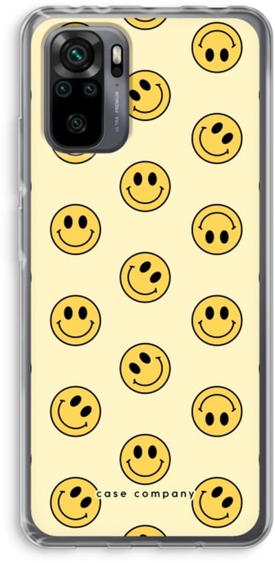 Case Company® - Hoesje geschikt voor Xiaomi Redmi Note 10 Pro hoesje - Smiley N°2 - Soft Cover Telefoonhoesje - Bescherming aan alle Kanten en Schermrand