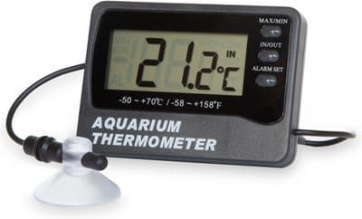 ETI - Aquarium Thermometer met Max/Min Alarmen - Tank en Kamer Sensor