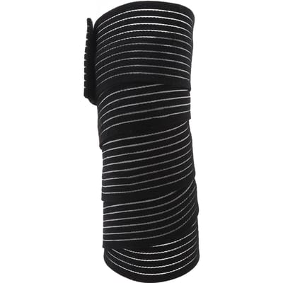 Knie Compressie Bandage Elastische Compressie Brace Knie Steun Been Ongemak Verlichting Brace voor black