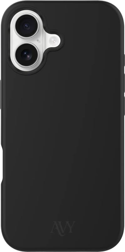 AVY Hoesje geschikt voor Apple iPhone 17 Pro | Compatibel met MagSafe | Back Cover | Liquid Silicone | Comfortabel in de Hand | Zwart
