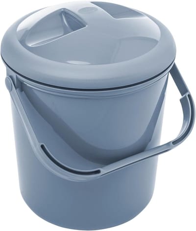 Rotho Babydesign Bella Bambina Nappy Bucket - Odour-proof Nappy Bucket Made of Recycled Plastic, Hygienic & Eco-Friend