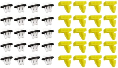 Dailygoods- Bevestigingsmiddelen 40 Stuks - Bevestigingsclips Auto - Wielkast Trim Clips - Kunststof - Compatibel met Nissan Juke - Slijtvast en Duurzaam