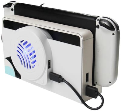 NAXSIR Switch OLED Koelventilator met LED - Cooling Dock voor Switch OLED - Oververhitting Preventie