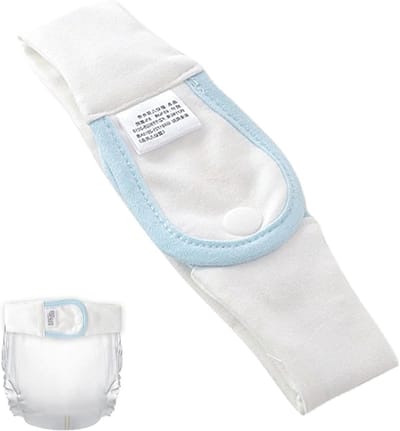 Luierriem Baby - Luiergordel Luierband - Luier Vasthouden - Breder Ontwerp - L - Blauw