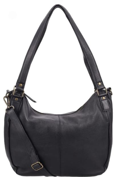 House of Sajaco House of Sajaco Crossbodytas Medium Dames - Leer - Zwart