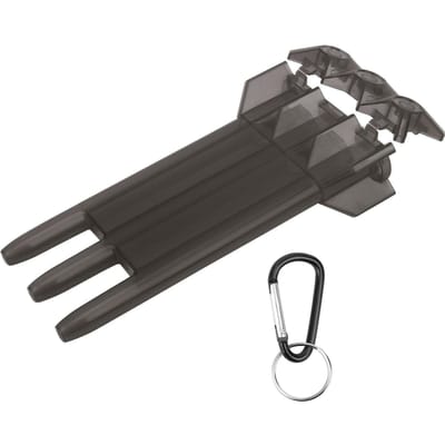 Universele Draagbare Dartdoos ABS Koffer 3 Sleeve Opberging W Aluminiumlegering Hanggesp zwart