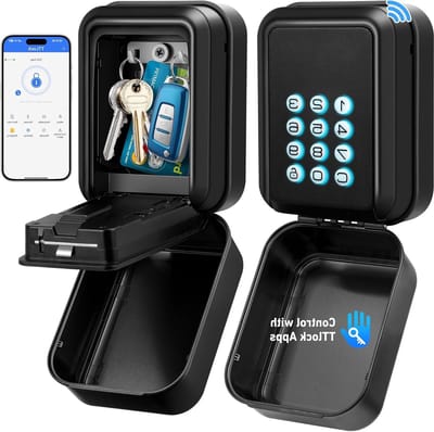 Slimme Sleutelkluis met Bluetooth, Waterdicht IP65 en Geavanceerd Toegangsbeheer voor Buitengebruik