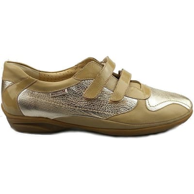 Mephisto PARNEL lederen sneaker voor dames beige - Maat 40.5