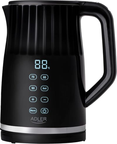 Waterkoker Temperatuurregeling - Elektrische Ketel - Dranken Bereiden - Cool-touch Dubbelwandig - 1.7 Liter Capaciteit - Zwart