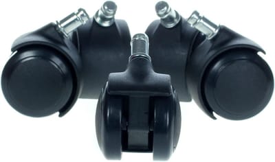 Hard Floor Wheels voor Bureaustoelen - 11mm PU Wielen