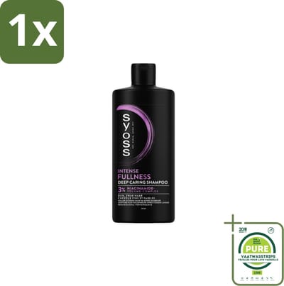 1 x Syoss – Shampoo – Intense Fullness – 440 ml - Volume Shampoo - Volumeshampoo - Haarverzorging - Haarversterking - Niacinamide Shampoo