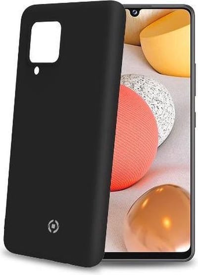 Celly Wally Bookcase hoesje - Geschikt voor Samsung Galaxy A42 - Kunstleer - Pasjeshouder - Zwart