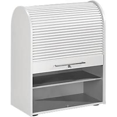 Romp universele kast, zonder rolluik, B 980/800 x D 450 x H 800/980 mm, wit