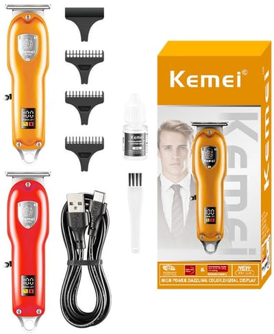 Kemei KM-026 Electric Mini Hair Salon Barber Shop Clipper Cordless Shaving Hair Trimmer Cutting Machine