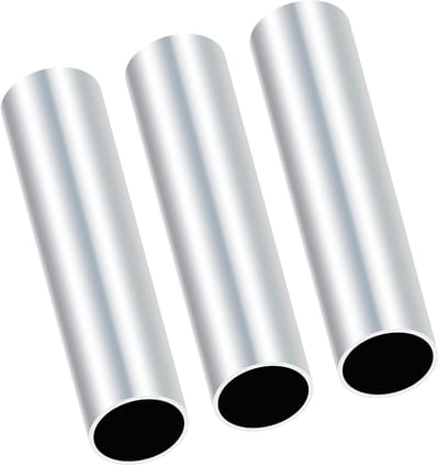 Aluminium Buizen - Ronde Aluminium Staven - Doe-het-zelf Projecten - Naadloos 6063 Materiaal - 3 stuks 150 mm - Zilver