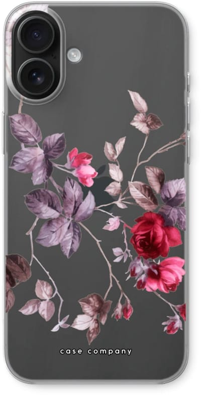Case Company® - Hoesje geschikt voor iPhone 16 Plus hoesje - Mooie bloemen - Soft Cover Telefoonhoesje - Bescherming aan alle Kanten en Schermrand