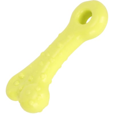Jouet à mâcher en forme d'os pour chien, nettoyage des dents des animaux de compagnie, bâtons de jeu, jouet à mordre interactif Type 1 yellow