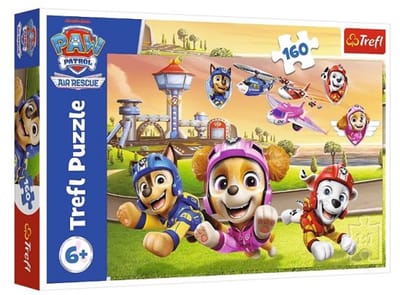 Trefl puzzel PAW Patrol - 160 stukjes - kleurrijke legpuzzel voor kinderen.