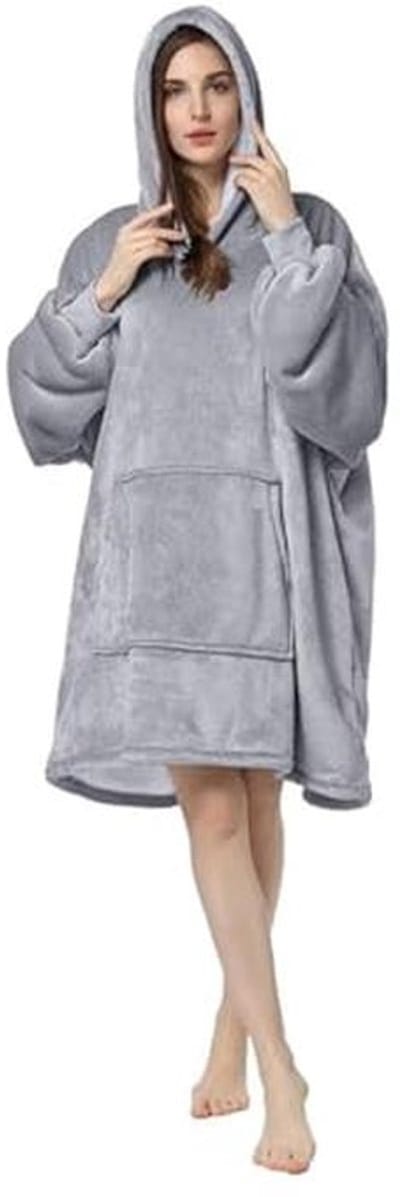 Hoodie Dekbed met Mouwen, Deken Sweater, Knuffeldeken met Mouwen, Hooded Deken, Warme Deken Sweater, Draagbare Deken voor Dames