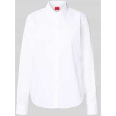 Regular fit overhemdblouse van puur katoen Model 'ESSENTIAL'