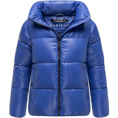 Marikoo dames winterjas Hazalee in puffer-stijl met glanzende look