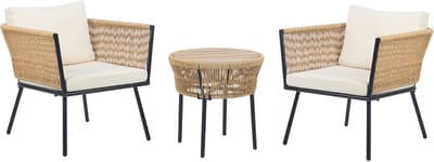 GARGANO - Tuinset - Lichtbeige - PE rotan