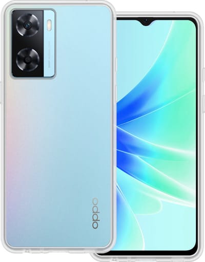 Hoesje Geschikt voor OPPO A57s - Sterk & Shockproof - Hoes Cover - Siliconen Case - Transparant