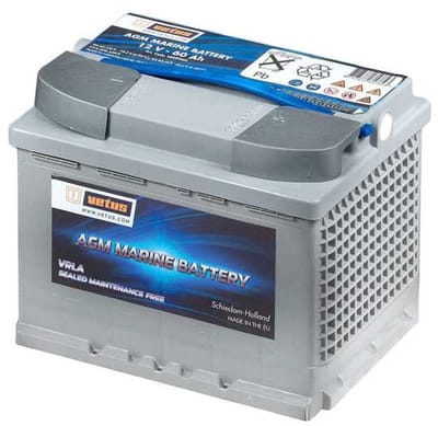 Batterij 60Ah AGM Vetus AGM energy