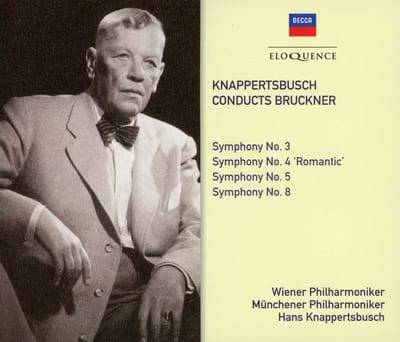 Hans Knappertsbusch, Munchner Philharmoniker, Wiener Philharmoniker - Hans Knappertsbusch: The Decca & Westminster Bruckner Recordings (4 CD)