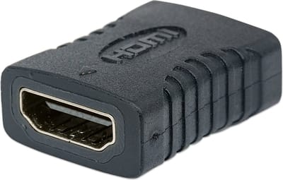 Manhattan 353465 HDMI Adapter [1x HDMI-bus - 1x HDMI-bus] Zwart Vergulde steekcontacten 0 mm