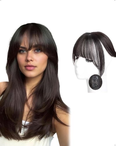 Dailygoods- Haarstukje 3D 360° - Haarstukjes met clip - Synthetisch haar - Natuurlijk uiterlijk - Perfect voor dagelijks gebruik - Licht en ademend - Ponytail