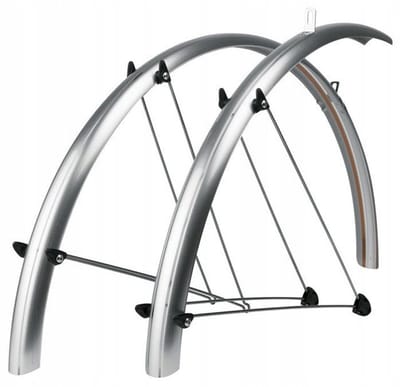 SKS Routing 42 Spatborden 28'' 42mm Zilver Set
